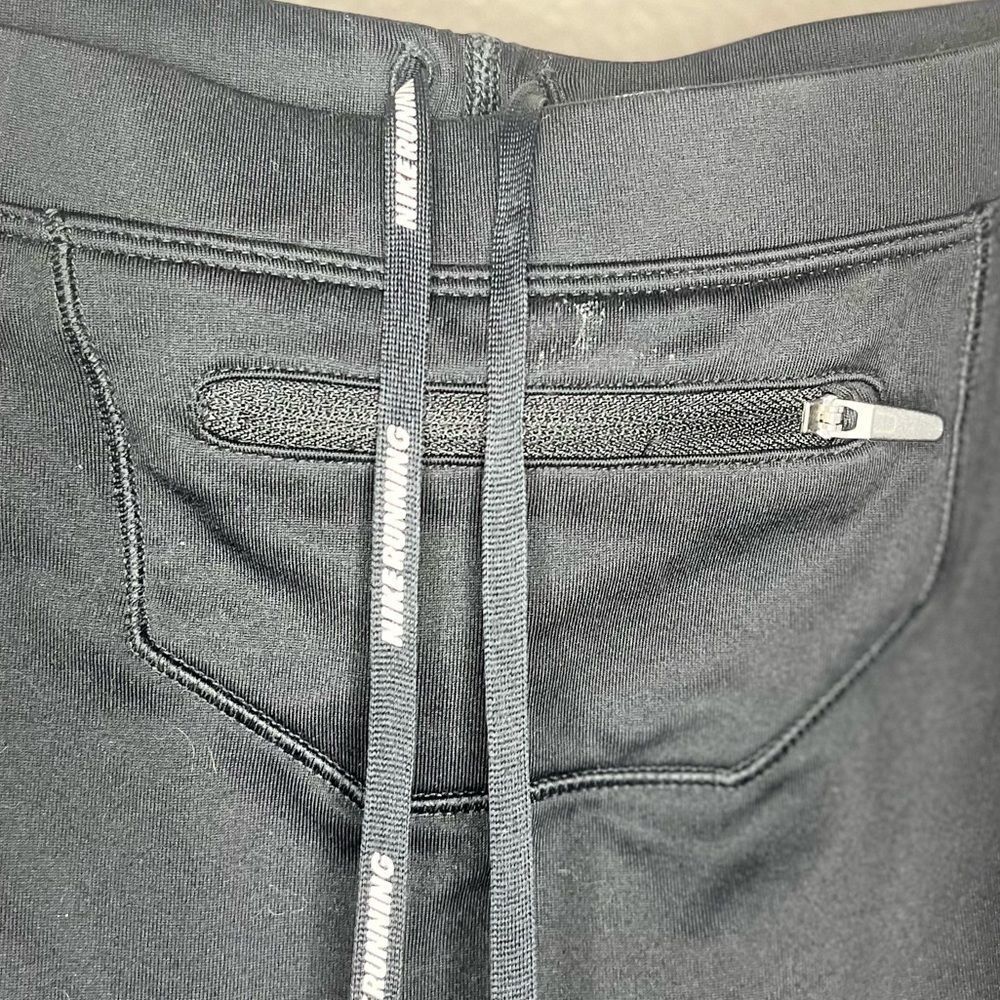 Nike Dri Fit Black Ankle Zip Leggings Size: Womens Tights - Picture 4 of 11